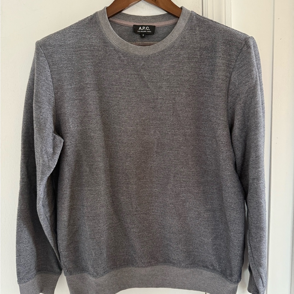 A.P.C. Men's Heather Grey Sweatshirt (S)